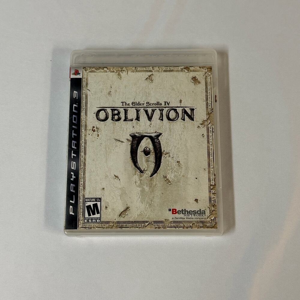 The Elder Scrolls IV Oblivion PlayStation 3 Ps3 With Manual -Tested